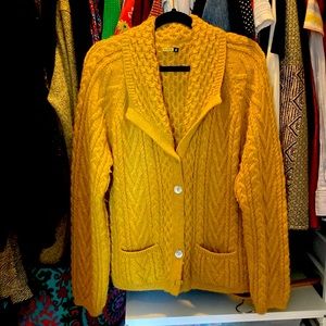 Mustard yellow Matta Cardigan - Barely worn!